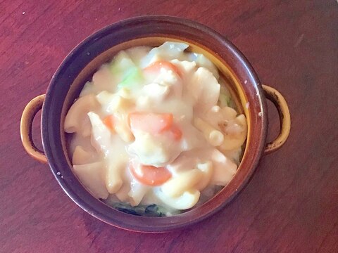 菊芋のチキンクリーム煮。